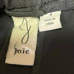 Joie  Women's Gray Pleated Straight High Waist Ankle Trousers Dress Pants Size 4 Photo 3