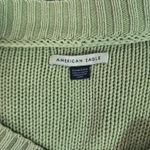 American Eagle  Green V-neck Sweater Photo 7