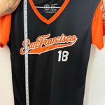 San Francisco Giant Race 2018 Women’s Running Shirt #18 Black Size M Photo 5