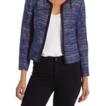 J.Crew Rack Tweed Blazer Royal Blue/Multi-Color Photo 0