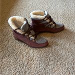 Sorel  Maroon and Gray Winter Boots Photo 2