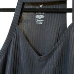 American Eagle Ribbed Soft & Sexy Blouse Photo 0