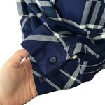 Rails  Hunter Night Forest Plaid Shirt Women’s Small Green Blue Long Sleeve Photo 7