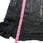NAEEM KHAN Black Sequin Embellished Beaded Formal Dress XS S Photo 12