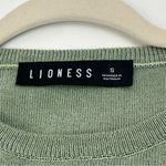LIONESS  Military Minds Drawstring Mini Dress Sage Green Womens SZ Small Stretch‎ Photo 3
