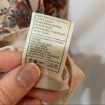 BB Dakota  Alissa Beige & Orange Floral Swing Dress Women S Nordstrom Boho Fringe Photo 5