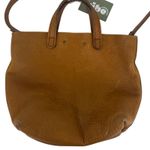 Portland Leather Goods Mini Crossbody Tote in Honey Brown Photo 2