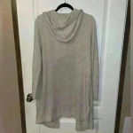 Barefoot Dreams Barefoot‎ Dreams “cozy chic” hooded long cardigan beige size medium Photo 1