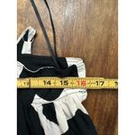 Abel the label Anthropologie  Women's Black White Tiered Jumper Maxi Dress Size M Photo 7