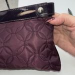 Vera Bradley Plum Quilted Clutch Evening Bag Purse Photo 10