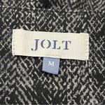 Jolt  Herringbone Knit Leggings Pull On Stretch Gray Black M Juniors Photo 2