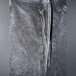 White Fox Boutique White fox Black Acid Wash Straight Leg High Rise Non Ripped Jeans small (W24”) Photo 1