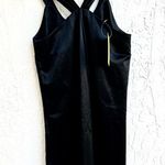 Jill Stuart black dress silk with cotton Photo 0