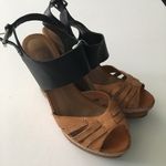 DV Dolce Vita‎ Leather Ankle Strap Wedges Sandal Shoes w/ Buckle Womens S… Brown Size 8 Photo 3
