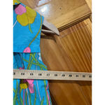 Vintage 1960's Coffee Break by Miss Elaine Vibrant Colorful Shift Pinup Dress Size M Photo 4
