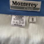 Vintage Monterey Club Golf Lightweight Blue Shorts Side Back Pockets Sz 8 Photo 4