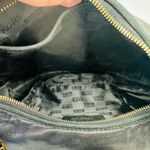 Michael Kors Black Soft Leather Morgan Hobo Gold Hardware Top Zip Bag Photo 12