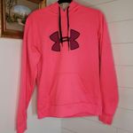Under Armour UA Storm Neon Pink Semi-Fitted Hoodie Medium Photo 0