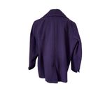 Calvin Klein Wide Lapel Purple Winter Pea Coat 2X Outerwear Super Soft Colorful Photo 4