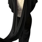 Saved by the Dress Trendy Black Infinity Wrap Jumpsuit Photo 6