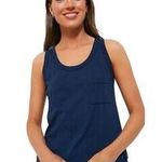 Eberjay Eberjey Navy Cotton Pocket Tank Photo 0