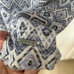 Orvis  Womens‎ Shirt Blue V Neck Short Sleeve Polyester Rayon Blend Tunic size XL Photo 5