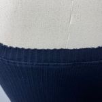 Cotton Citizen Ibiza Ribbed Tank Top Navy Square Neck Stretch Crop Knit Size M Photo 4