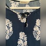 XI niancengjian Black, Tan & White Floral Midi Shift Tunic Dress #P Black Size M Photo 4