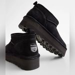BEARPAW Retro Super Shorty Platform Leather Ankle Boots, NWT, Size 9 Photo 4
