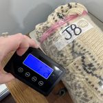 REI Womens Pure Wool Sweater XL Crewneck Beige Nordic Fairisle Knit Vintage Tan Photo 5