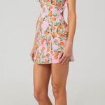 Finders Keepers NWT  Aranciata Mini Dress Sz 6 Pink Clementine Linen Summer Girly Photo 14