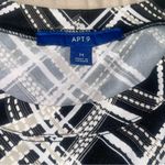 Apt. 9  Black Plaid Shift Dress M | Classic‎ Fall Winter Workwear Tunic Photo 9