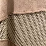 Elie Tahari NWT SZ XS  Sarena Tan Goat Suede  open  front Cardigan Photo 2