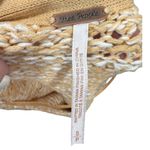 Free People  Coconut V-Neck‎ Open Knit Beachy Boho Sweater S Photo 3