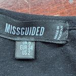 Missguided  Black Knit Crop Tank Top Cropped Size Small US 2 Photo 5