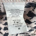 Peppermint  tan and black houndstooth faux wrap skirt romper size medium Photo 5