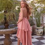 VICI  Forever Mine Tiered High Low Midi Dress Photo 1