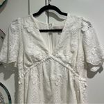 Adelyn Rae  Gigi 3d Embroidery A-line Dress In White Photo 4