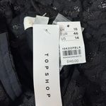 Topshop NEW W/ TAG Gorgeous  Black Cut-Out Front & Sides Lace Bodycon Midi Dress Photo 6
