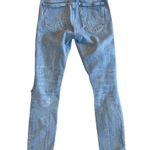 AGOLDE Sophie Crop High Waisted Skinny in Outsider Blue Size 24 Photo 6