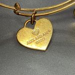 ALEX AND ANI  Mom Bangle Shiny Gold 2017 Adjustable Boho Photo 3