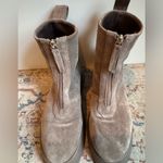 ASOS Viral Suede Zip Ankle Boots Photo 2