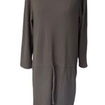 LILLA P Gray Long Sleeve Waffle knit Dress NEW Size SMALL Photo 12