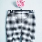 Theory  Black and White Gingham Classic Skinny Pant Photo 3