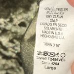 Bellamie NWOT  Green Velvet Side Knot Tied Blouse Photo 3