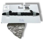 Urban Outfitters  Annette Heart Corded Necklace Silver Black Layered NWT Photo 8