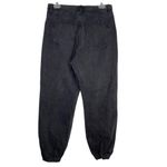 Missguided NWT‎  Sz 8P Denim Riot High Rise Mom Jeans High Joggers Black Carrot Photo 6