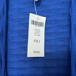 Chico's NEW NWT Royal Blue Textured Jacket Sweater Photo 5