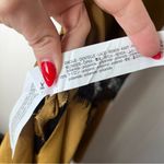 ZARA Gold Satin & Black Lace Asymmetric Midi Slip Dress XS Photo 10