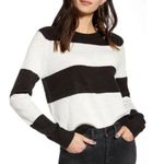Treasure & Bond NWT Black & White Striped Crew Neck Sweater Size XS Photo 0
